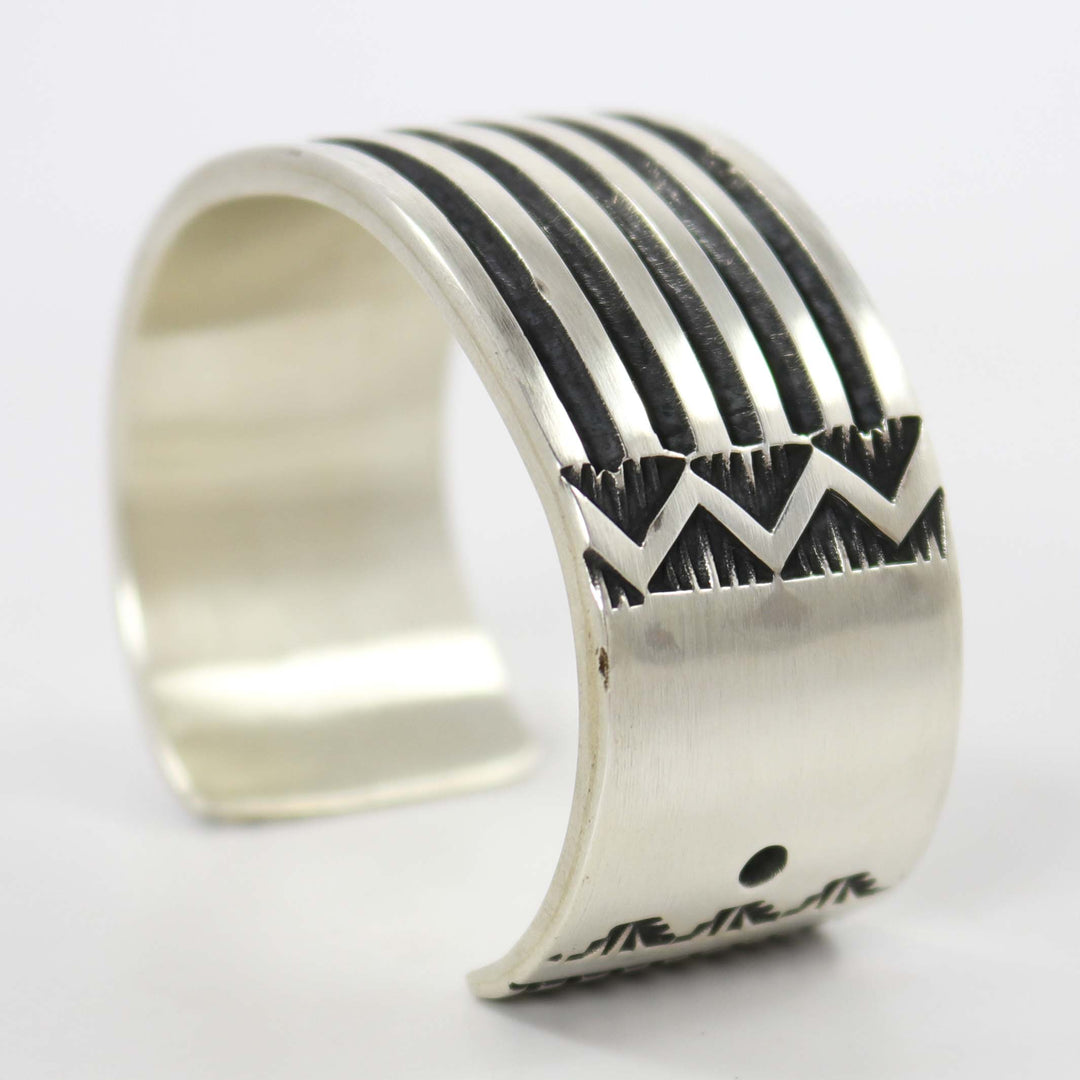 Silver Tracks Cuff