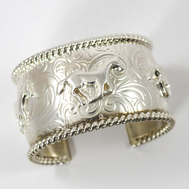 Silver Horse Cuff