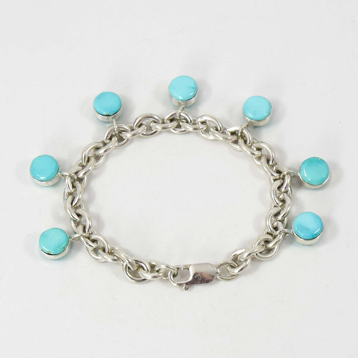 Fox Turquoise Charm Bracelet