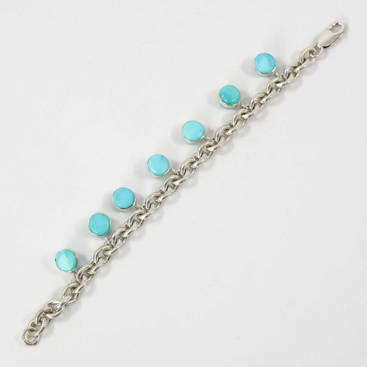 Fox Turquoise Charm Bracelet