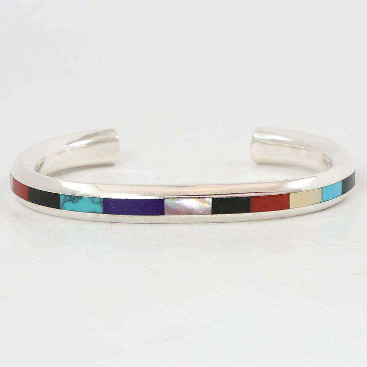 Multi-Stone Inlay Cuff