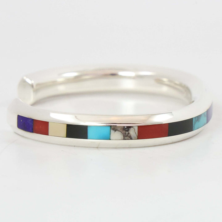 Multi-Stone Inlay Cuff