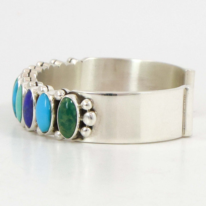 Turquoise and Lapis Cuff
