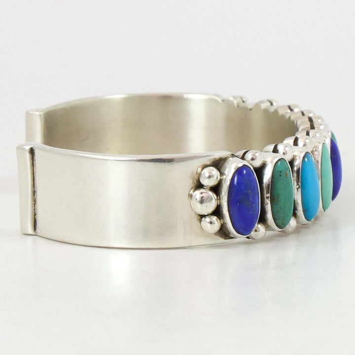 Turquoise and Lapis Cuff