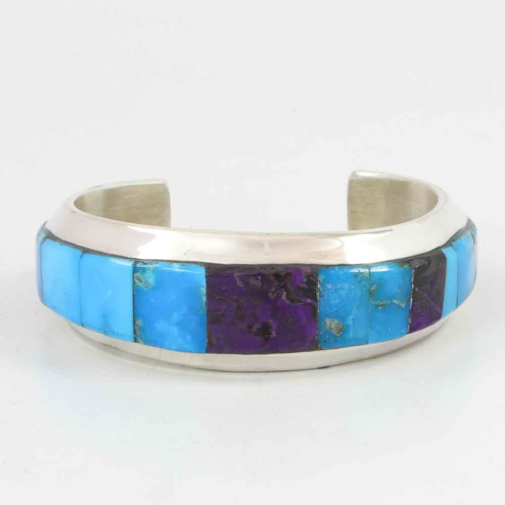 Turquoise and Sugilite Cuff