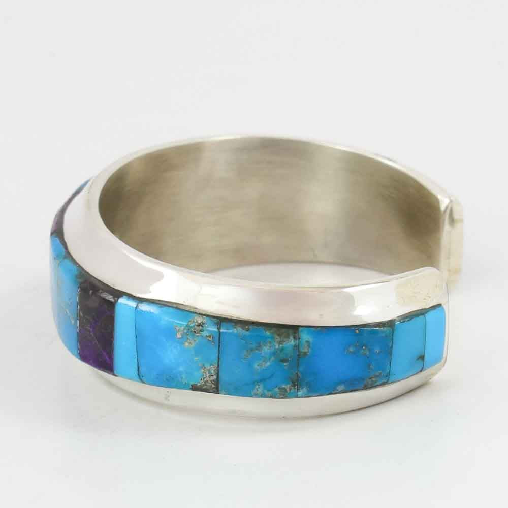 Turquoise and Sugilite Cuff
