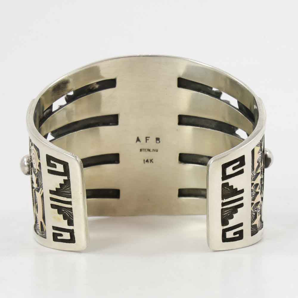 Bisbee Turquoise Petroglyph Cuff