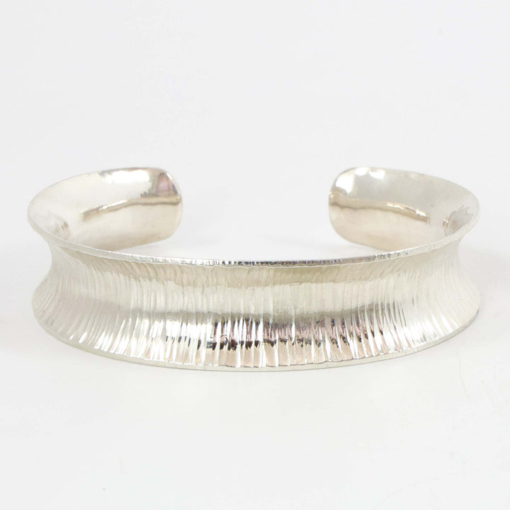 Stamped Silver Cuff