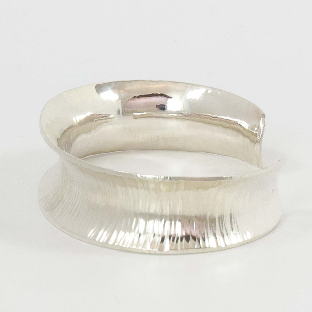 Stamped Silver Cuff