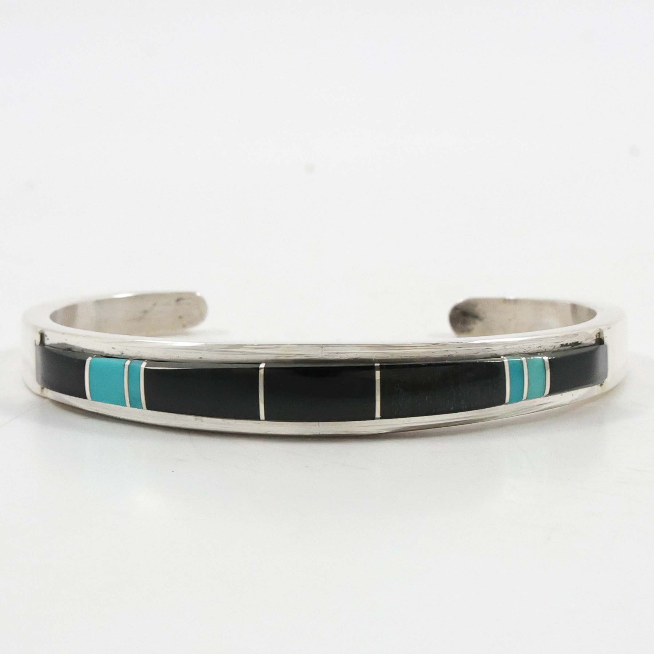 存在感抜群！ ナックル/ゴールドカフバングル  CARAIBES Antique Native American Navajo Fred Harvey Style Stamp Work