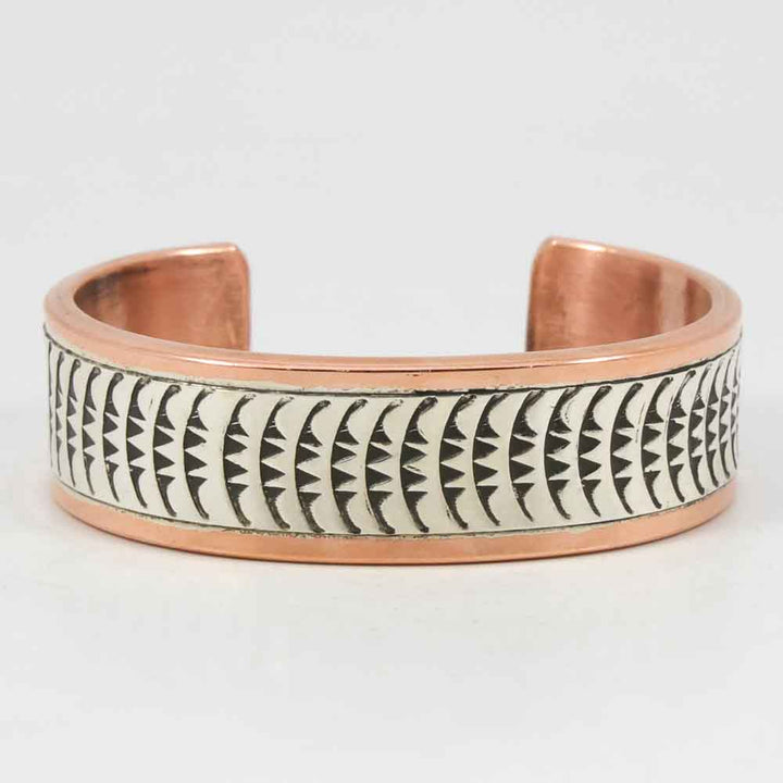 Silver on Copper Cuff
