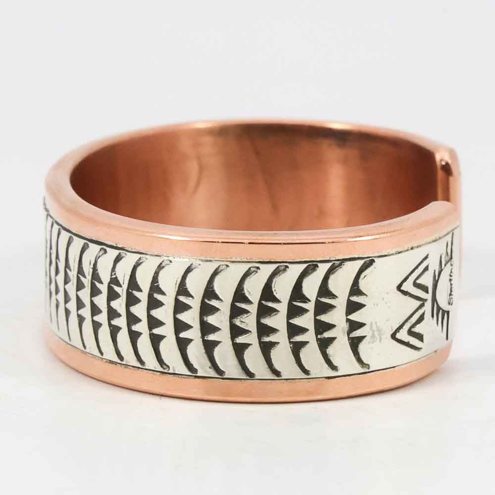 Silver on Copper Cuff