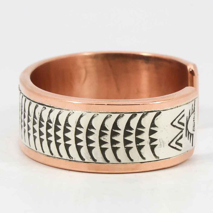 Silver on Copper Cuff