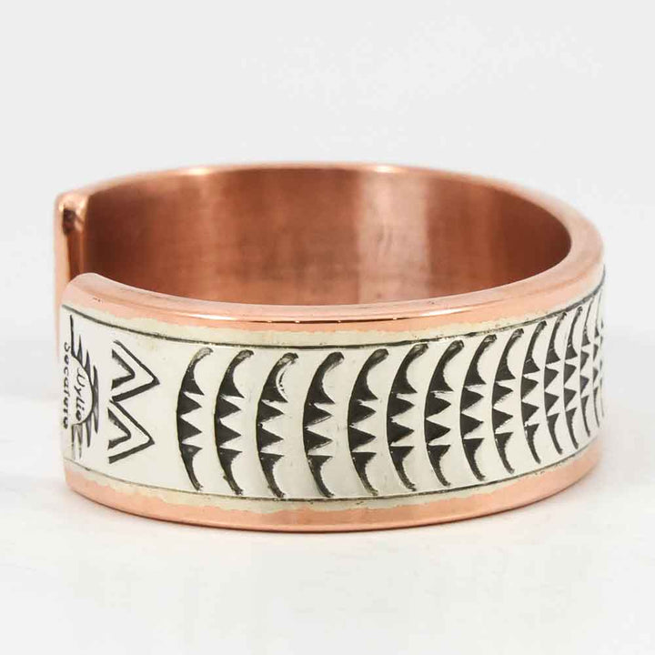 Silver on Copper Cuff