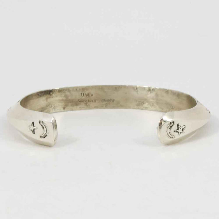 Stamped Silver Cuff