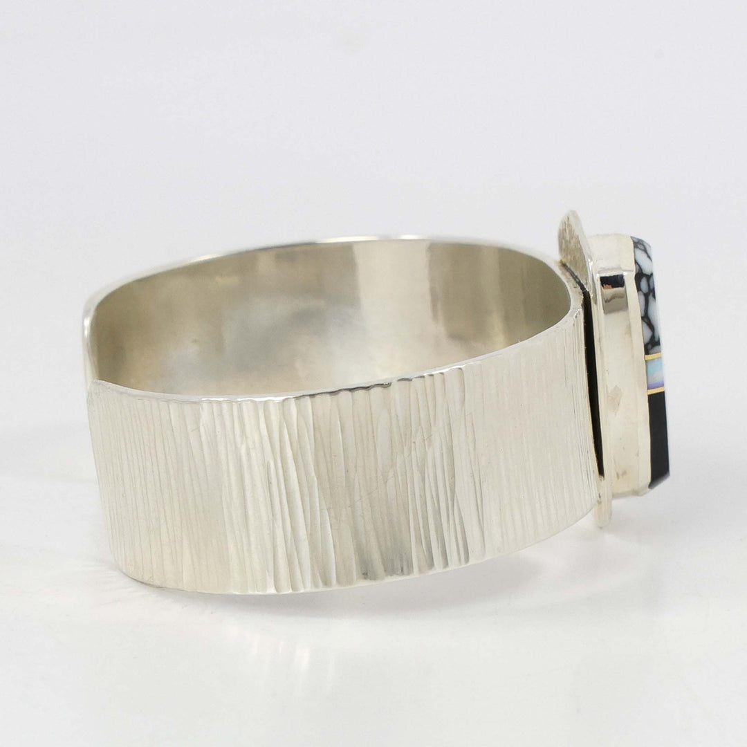 White Buffalo and Jade Cuff