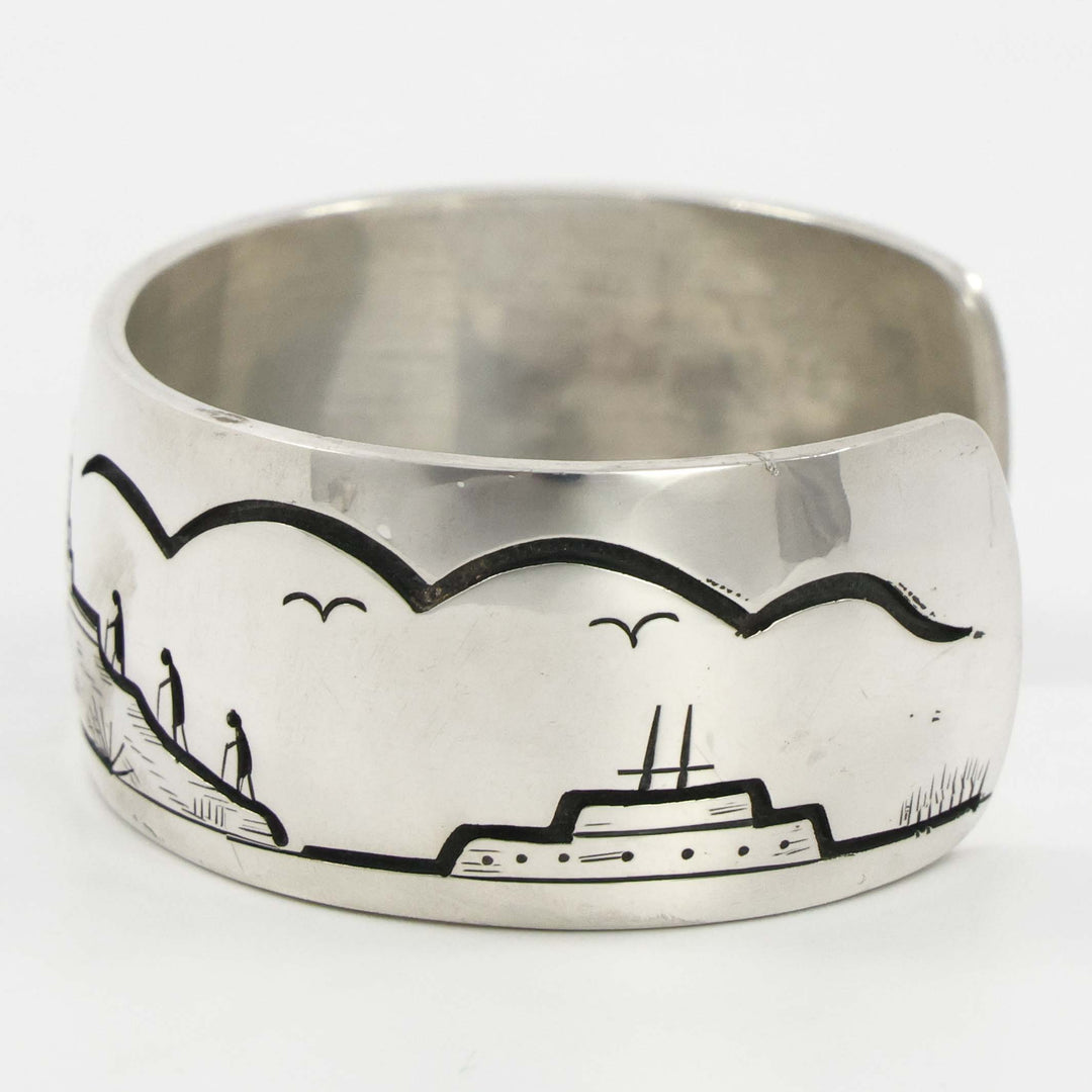 Village Scene Cuff