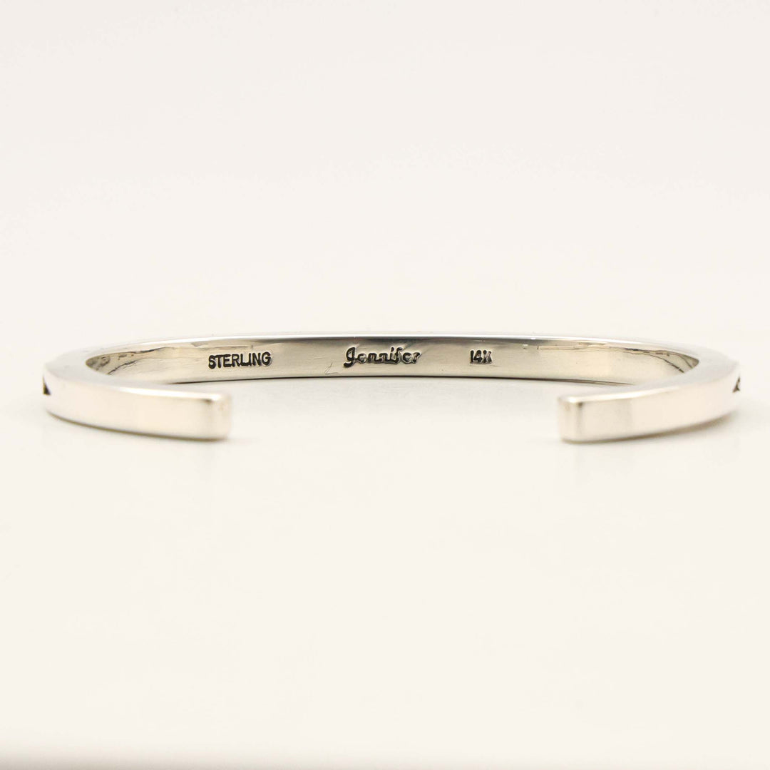 Gold on Silver Cuff