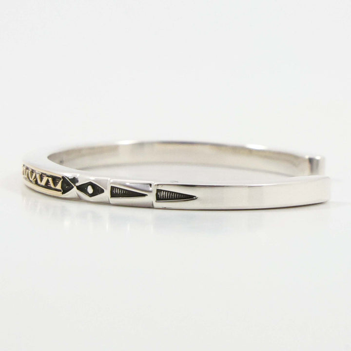 Gold on Silver Cuff