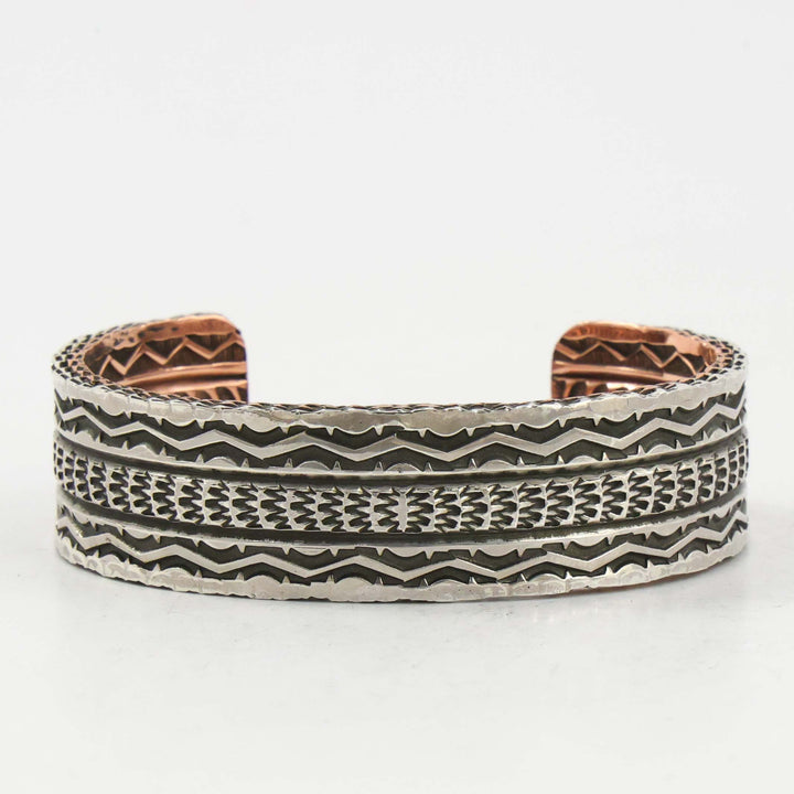 Silver and Copper Cuff