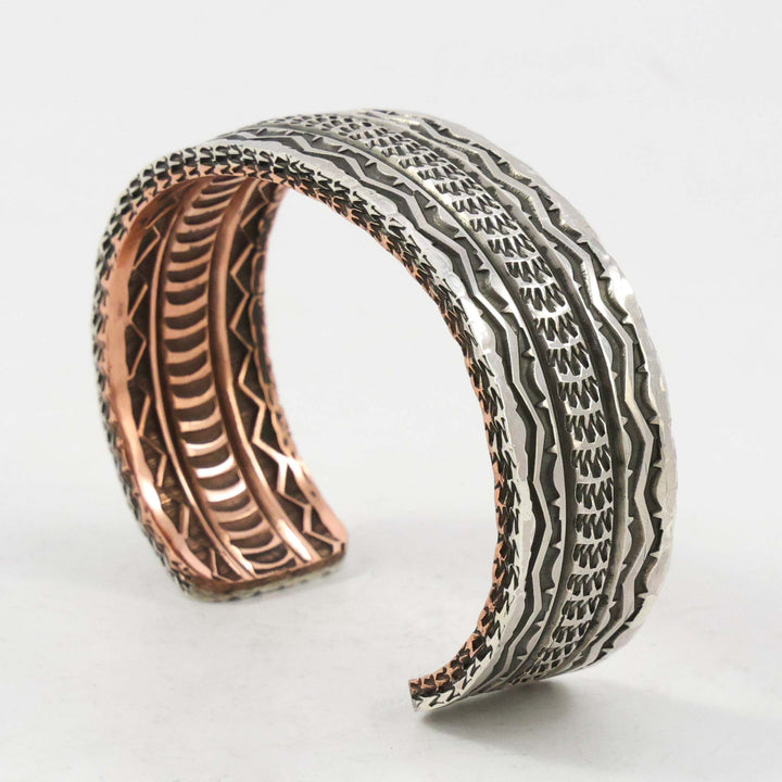 Silver and Copper Cuff