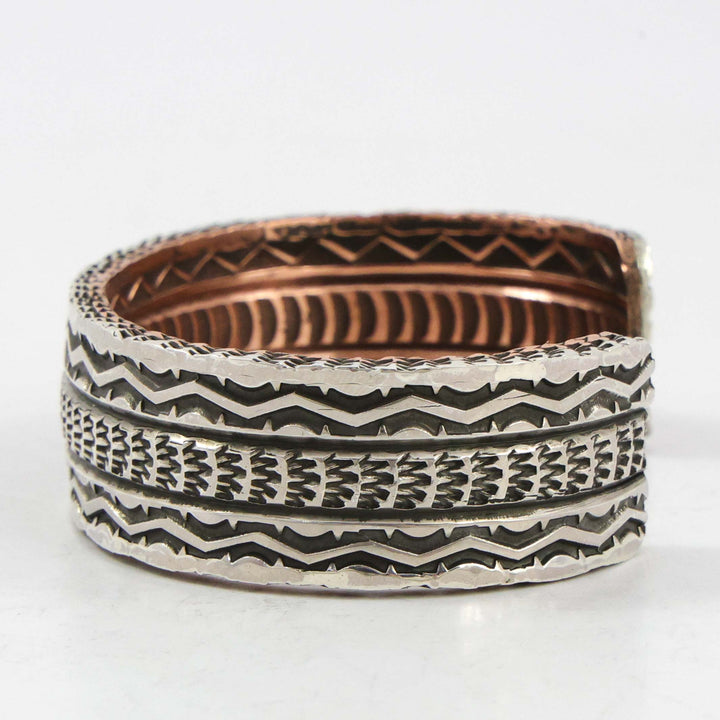 Silver and Copper Cuff