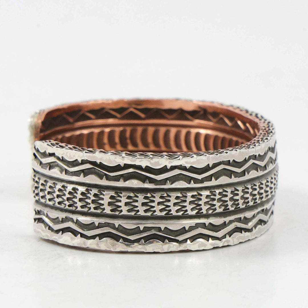 Silver and Copper Cuff
