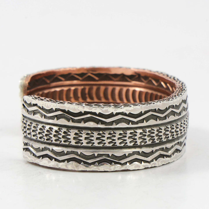 Silver and Copper Cuff