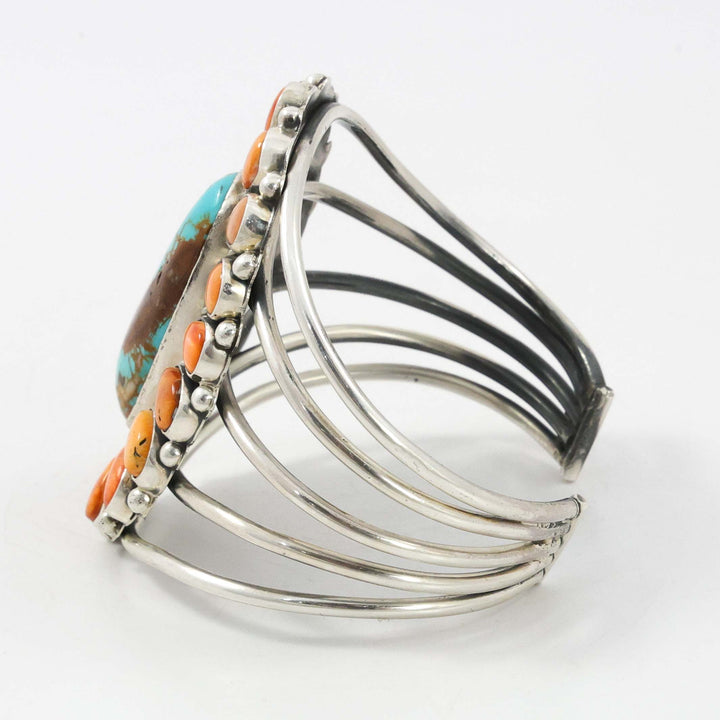 Turquoise and Spiny Oyster Cuff