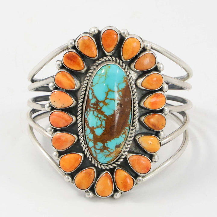 Turquoise and Spiny Oyster Cuff