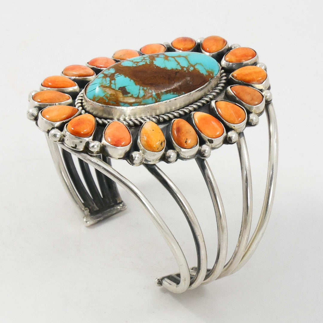 Turquoise and Spiny Oyster Cuff