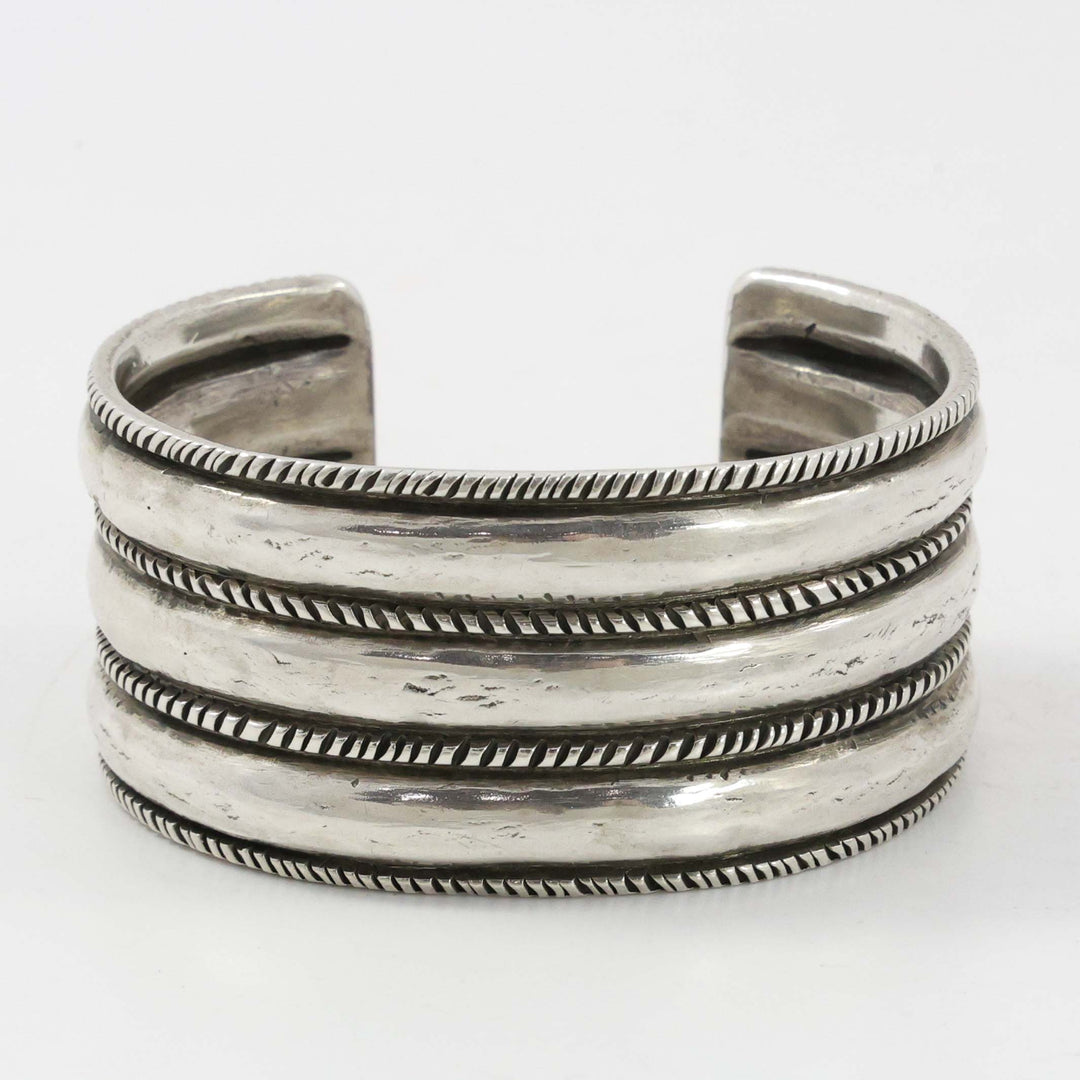 1980s Forged Silver Cuff