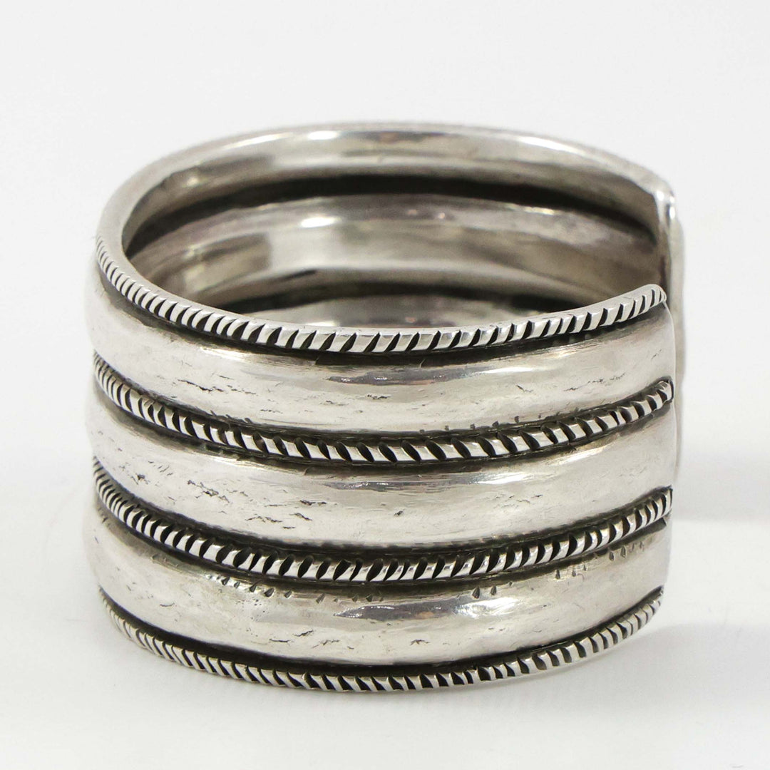 1980s Forged Silver Cuff