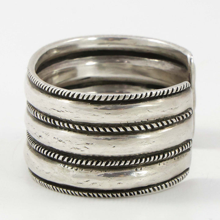 1980s Forged Silver Cuff