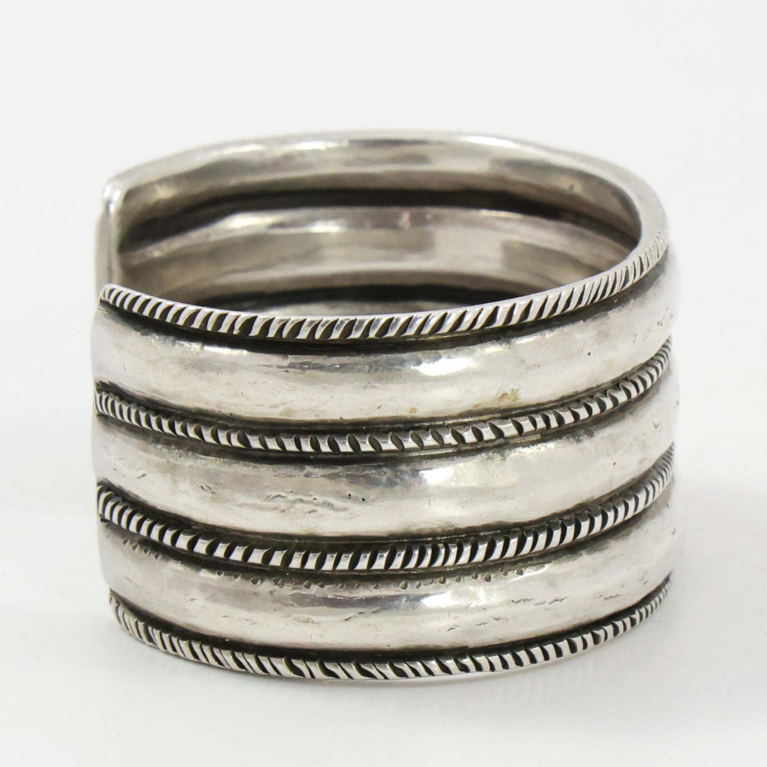 1980s Forged Silver Cuff