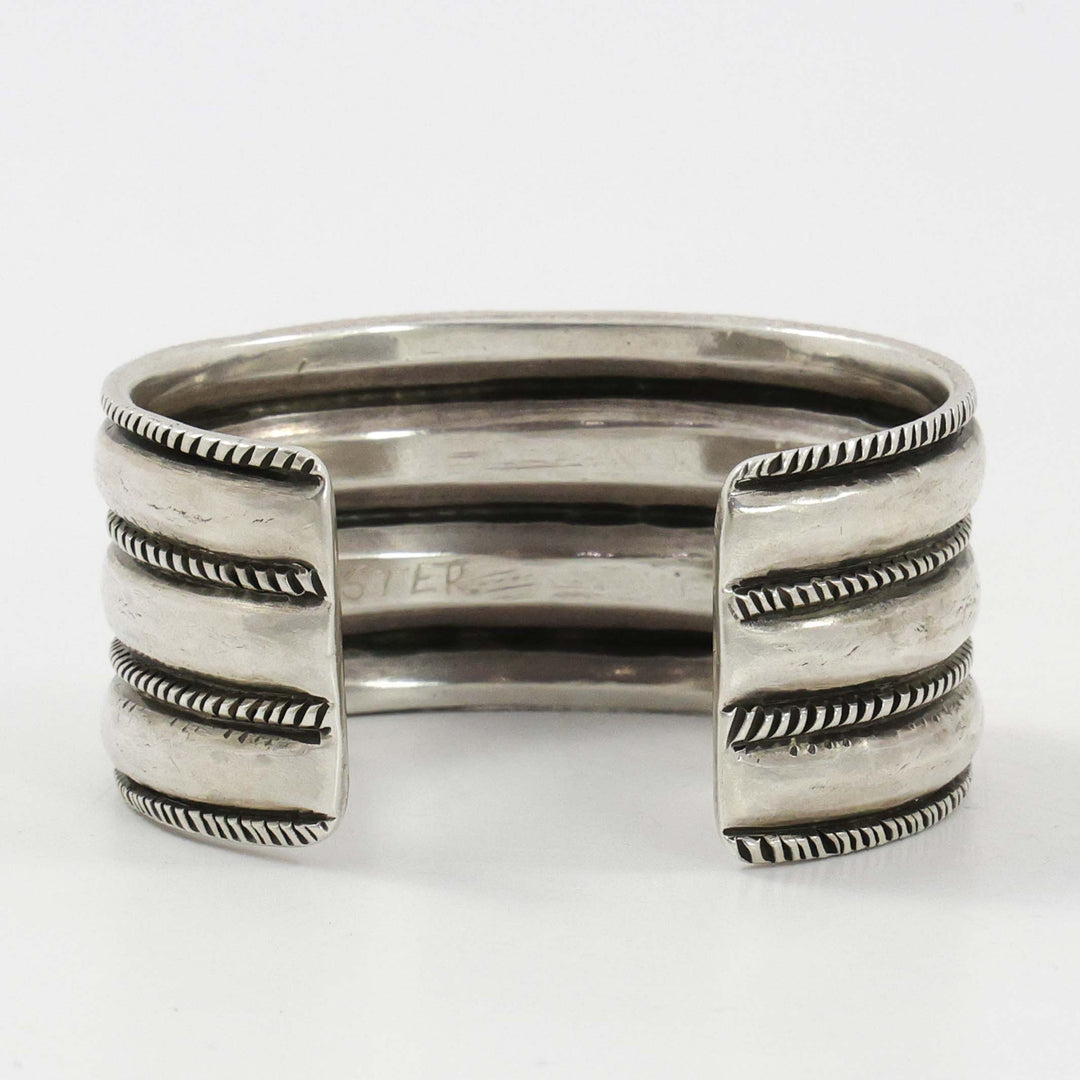 1980s Forged Silver Cuff