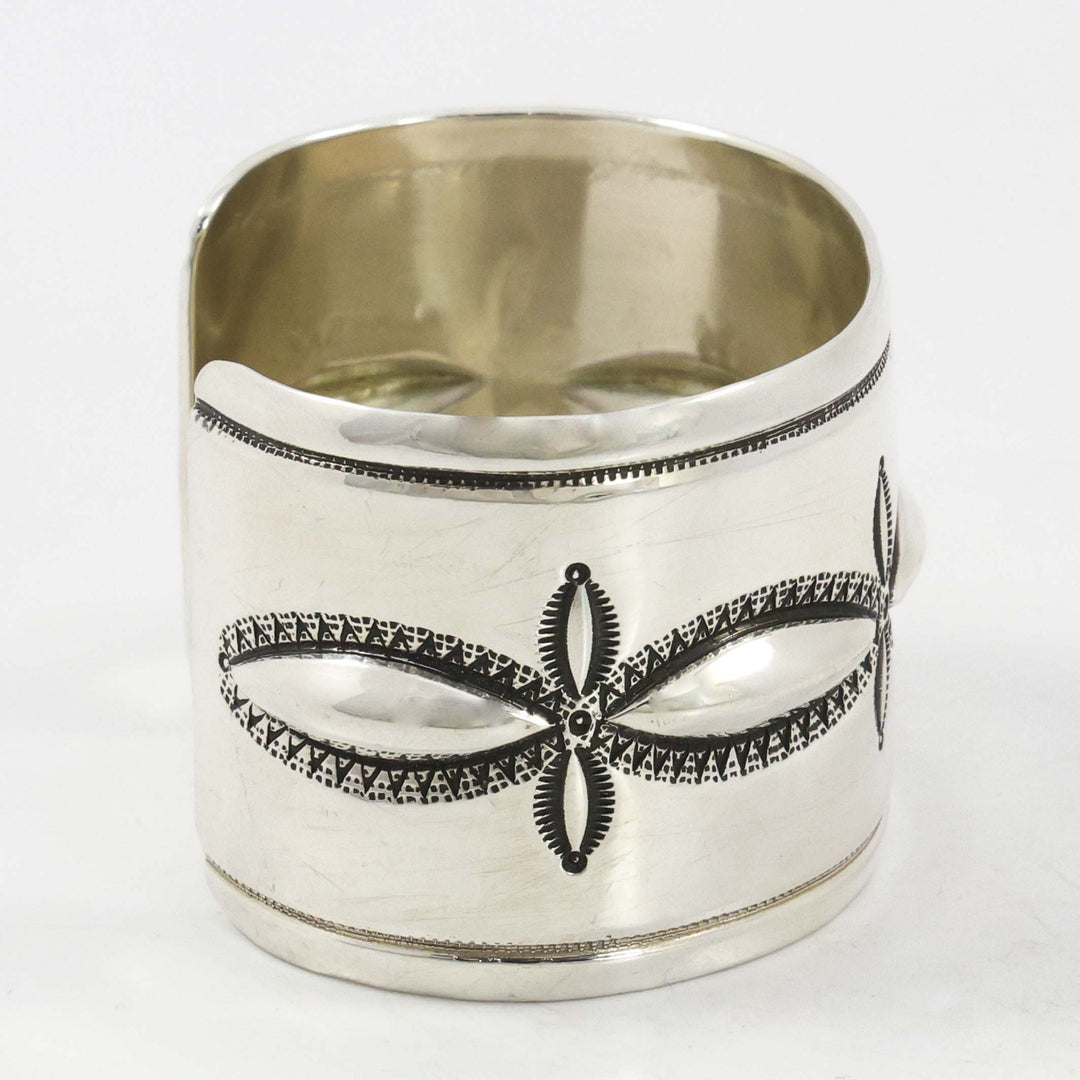 Stamped Silver Cuff