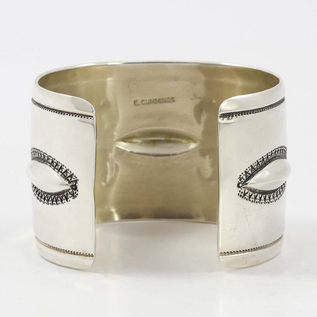 Stamped Silver Cuff