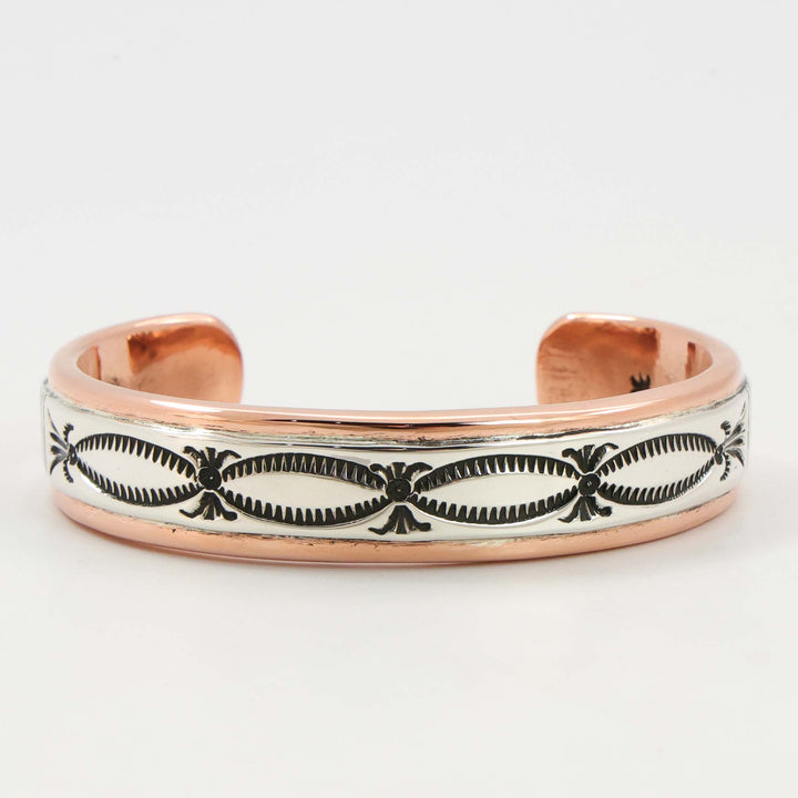 Silver on Copper Cuff