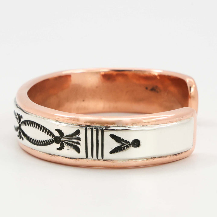 Silver on Copper Cuff