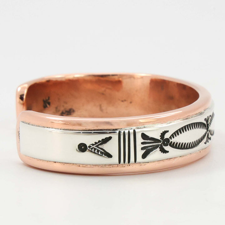 Silver on Copper Cuff