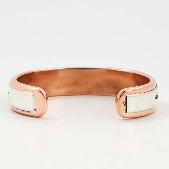 Silver on Copper Cuff