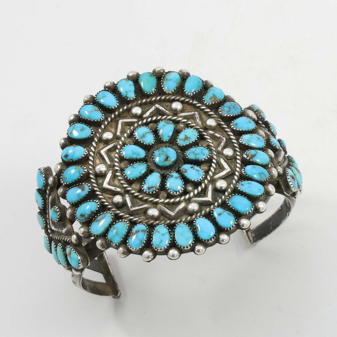 1940s Turquoise Cluster Bracelet