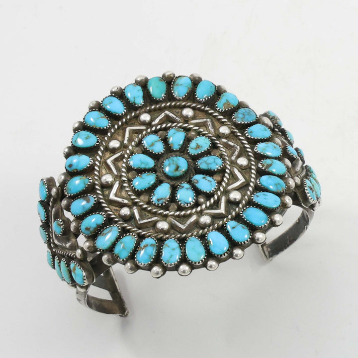 1940s Turquoise Cluster Bracelet