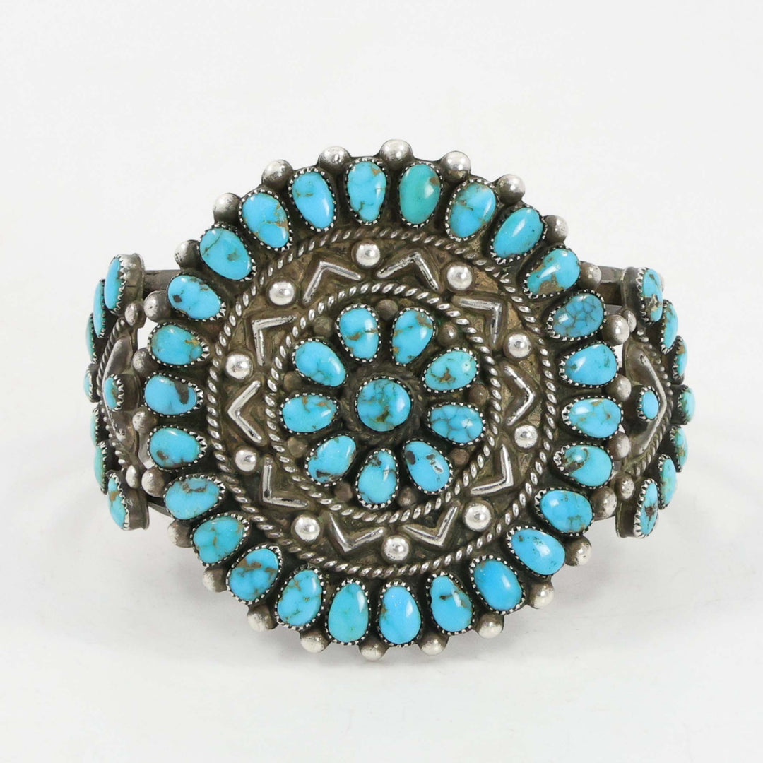 1940s Turquoise Cluster Bracelet