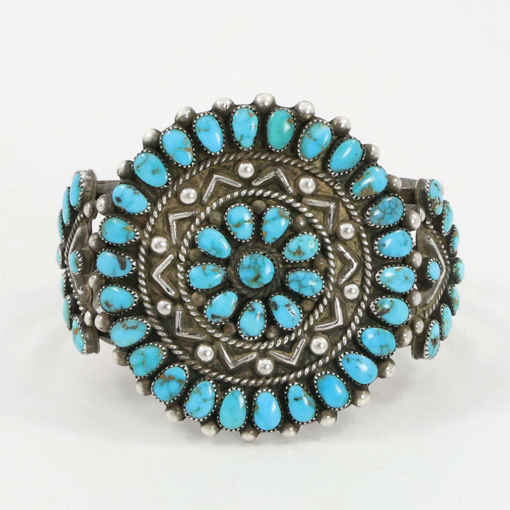 1940s Turquoise Cluster Bracelet