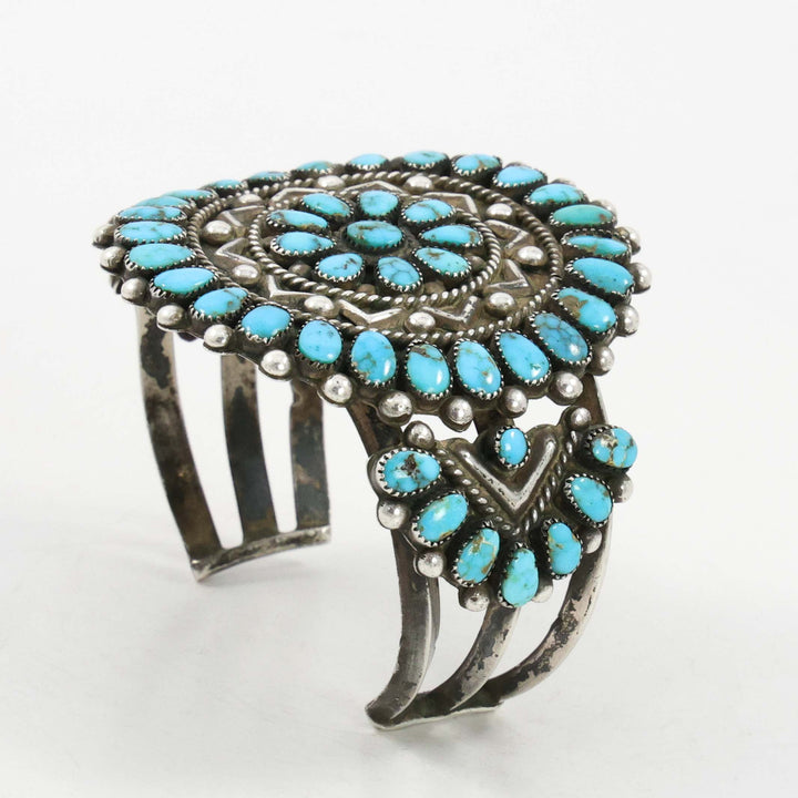 1940s Turquoise Cluster Bracelet