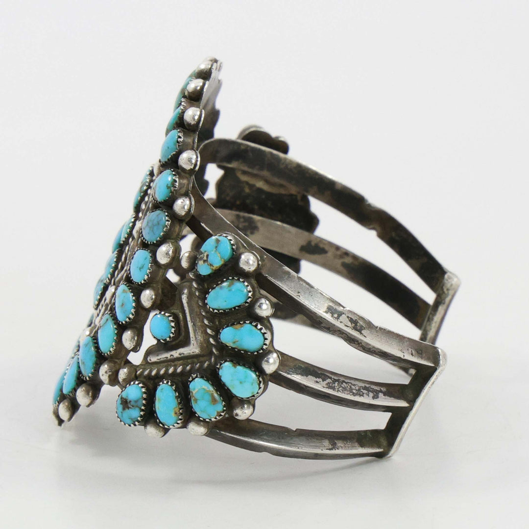 1940s Turquoise Cluster Bracelet