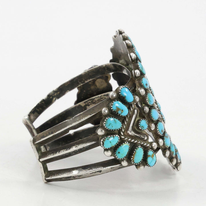 1940s Turquoise Cluster Bracelet