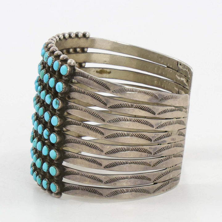 1940s Turquoise Row Bracelet